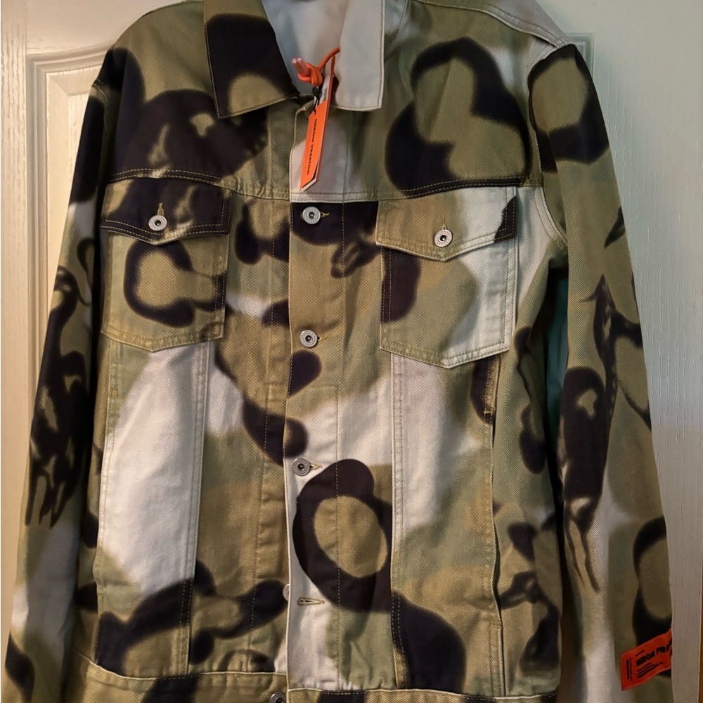 Designer Jean jacket brand new never worn heron Preston lightweight